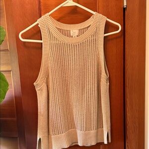 A New Day Cream Knit Tank